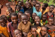 Children at a village school