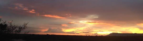Sunset over the Serengeti