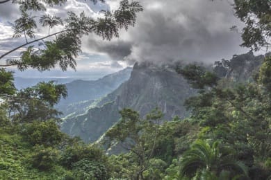 Green ridges of the Usambara Mountains